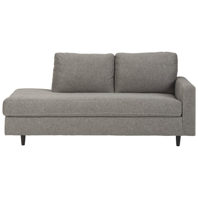 Signature Design by Ashley Lyman Right Arm Corner Chaise in Graphite
