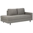 Signature Design by Ashley Lyman Right Arm Corner Chaise in Graphite