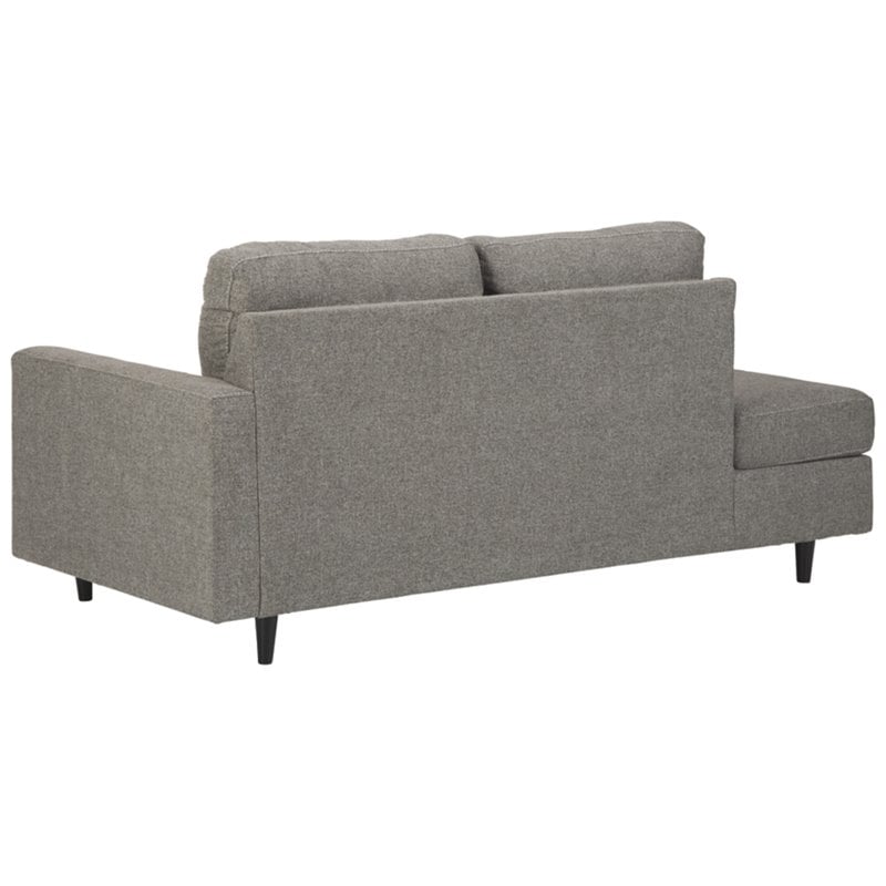 Signature Design by Ashley Lyman Right Arm Corner Chaise in Graphite