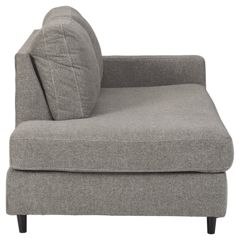 Signature Design by Ashley Lyman Right Arm Corner Chaise in Graphite