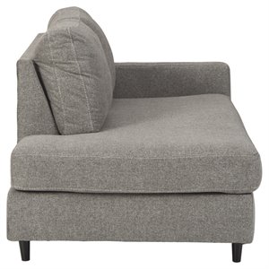 Signature Design by Ashley Lyman Right Arm Corner Chaise in Graphite
