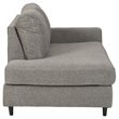 Signature Design by Ashley Lyman Right Arm Corner Chaise in Graphite