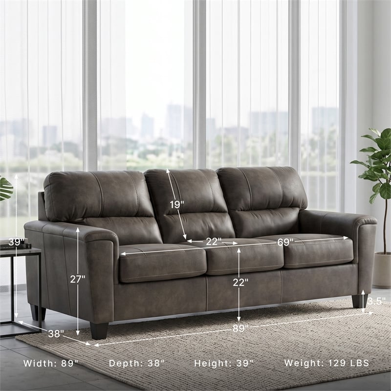 Signature Design by Ashley Navi Sofa in Smoke