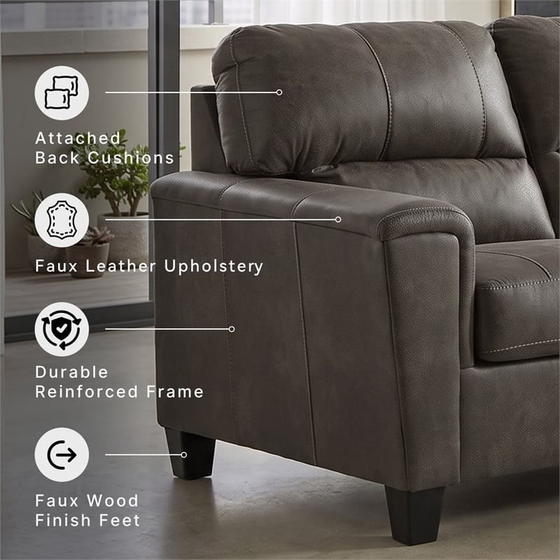 Signature Design by Ashley Navi Sofa in Smoke