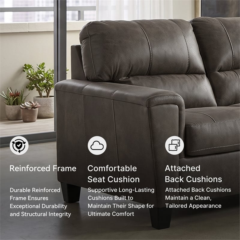 Signature Design by Ashley Navi Sofa in Smoke