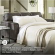 Signature Design by Ashley Navi Queen Sleeper Sofa in Smoke