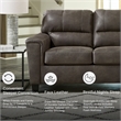 Signature Design by Ashley Navi Queen Sleeper Sofa in Smoke