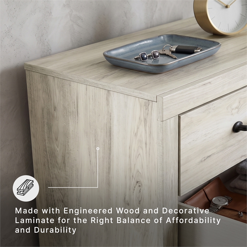 Signature Design by Ashley Cambeck 5 Drawer Chest in Whitewash