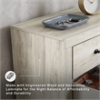 Signature Design by Ashley Cambeck 5 Drawer Chest in Whitewash