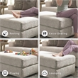 Signature Design by Ashley Soletren Oversized Accent Ottoman in Stone