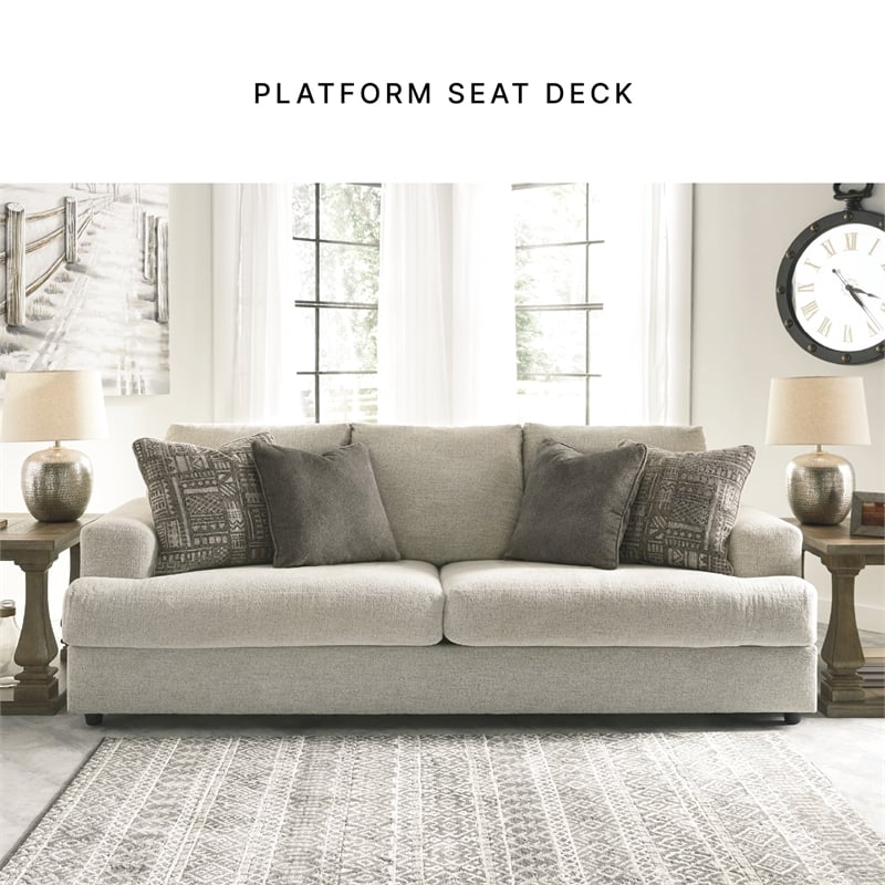 Signature Design by Ashley Soletren Sofa in Stone