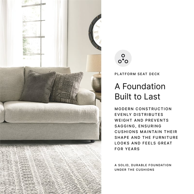 Signature Design by Ashley Soletren Sofa in Stone