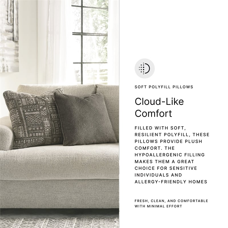 Signature Design by Ashley Soletren Queen Sleeper Sofa in Stone