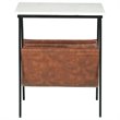 Signature Design by Ashley Etanbury Accent Table in Brown and Black and White