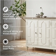 Signature Design by Ashley Roranville Accent Cabinet in Antique White