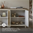 Signature Design by Ashley Roranville Accent Cabinet in Antique White