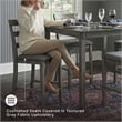 Signature Design by Ashley Bridson 5 Piece Square Dining Table Set in Gray