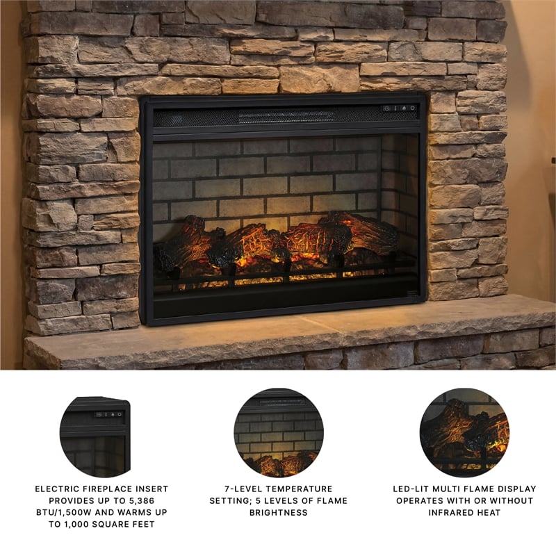 Signature Design by Ashley Entertainment Accessories LG Fireplace Insert