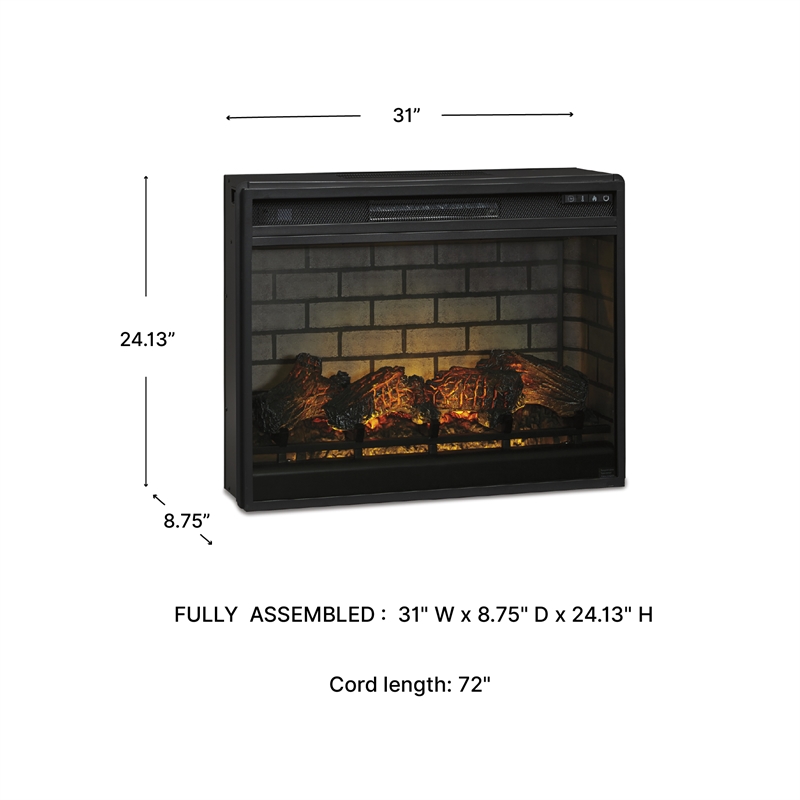 Signature Design by Ashley Entertainment Accessories LG Fireplace Insert