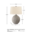 Signature Design by Ashley Harif Paper Table Lamp in Beige