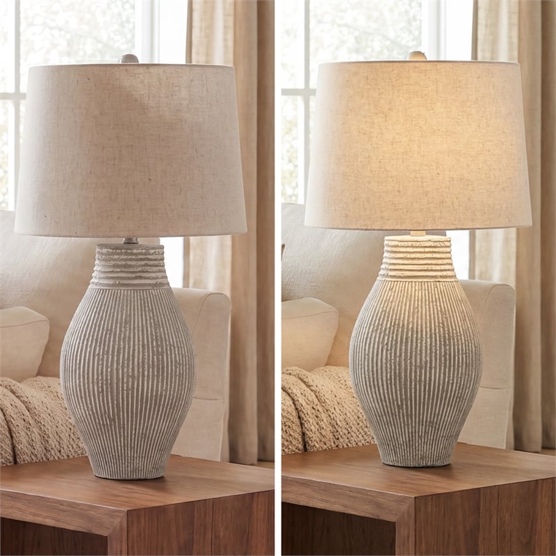 Signature Design by Ashley Layal Paper Table Lamp in Black