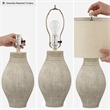 Signature Design by Ashley Layal Paper Table Lamp in Black