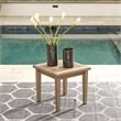 Signature Design by Ashley Gerianne Square Patio End Table in Grayish Brown