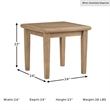 Signature Design by Ashley Gerianne Square Patio End Table in Grayish Brown