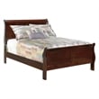 Signature Design by Ashley Alisdair Sleigh Full Bed in Warm Dark Brown