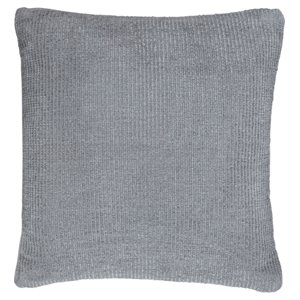 Signature Design by Ashley Larae 20&quot x 20&quot Viscose and Cotton Pillow in Gray