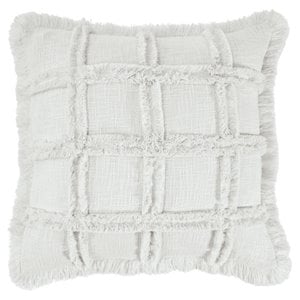 Signature Design by Ashley Henie 20&quot x 20&quot Cotton Pillow in Ivory