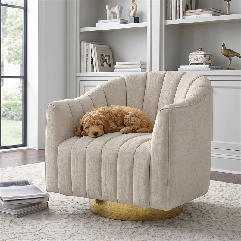 Signature Design by Ashley Penzlin Pearl Swivel Accent Chair