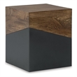 Signature Design by Ashley Trailbend Brown/Gunmetal Accent Table