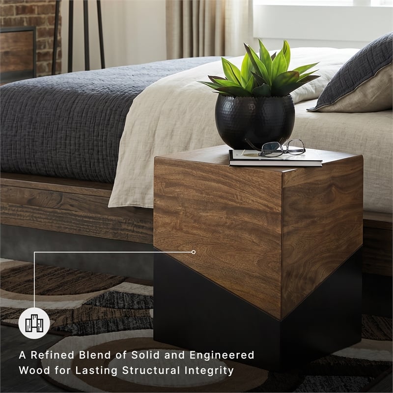 Signature Design by Ashley Trailbend Brown/Gunmetal Accent Table