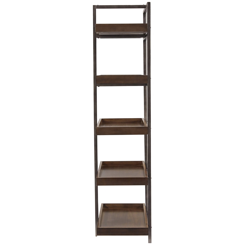 Signature Design by Ashley Starmore Left or Right Wood Pier in Brown & Gunmetal