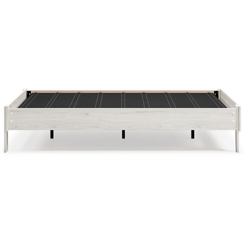 Signature Design by Ashley Socalle Engineered Wood Full Platform Bed in Natural
