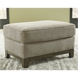 Ashley Furniture Kaywood Fabric Ottoman in Gray & Brown Finish