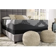 Ashley Furniture 1100 Series Fabric Twin Mattress in Gray