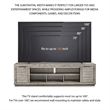 Ashley Furniture Naydell Wood TV Stand for TVs up to 105