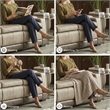 Ashley Furniture Next-Gen DuraPella Faux Leather Power Reclining Sofa in Brown