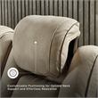 Ashley Furniture Next-Gen DuraPella Faux Leather Power Recliner in Brown