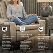Ashley Furniture Next-Gen DuraPella Faux Leather Power Recliner in Brown