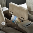 Ashley Furniture Next-Gen DuraPella Faux Leather Power Recliner in Brown