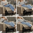 Ashley Furniture Next-Gen DuraPella Faux Leather Power Recliner in Brown