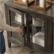 Signature Design by Ashley Burkhaus Modern Wood Dining Server in Dark Brown