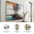 Signature Design by Ashley Brunonia Canvas Fabric Wall Art in Orange and Green