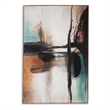 Signature Design by Ashley Brunonia Canvas Fabric Wall Art in Orange and Green