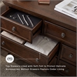 Ashley Furniture Porter 7-Drawer Traditional Wood Dresser in Dark Brown