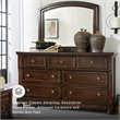 Ashley Furniture Porter 7-Drawer Traditional Wood Dresser in Dark Brown