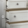 Ashley Furniture Robbinsdale 7-Drawer Wood Dresser in Antiqued White